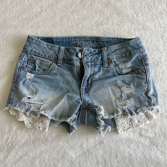 American Eagle Jean Shorts - Stretch Shortie - Picture 1 of 6